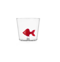 Bicchiere Ichendorf Milano in Vetro TUMBLER PESCE ROSSO